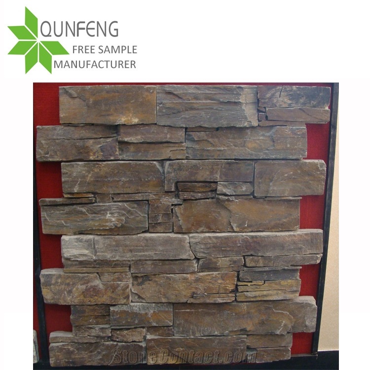 Decorative Stack Stone Wall Cladding Cement Slate